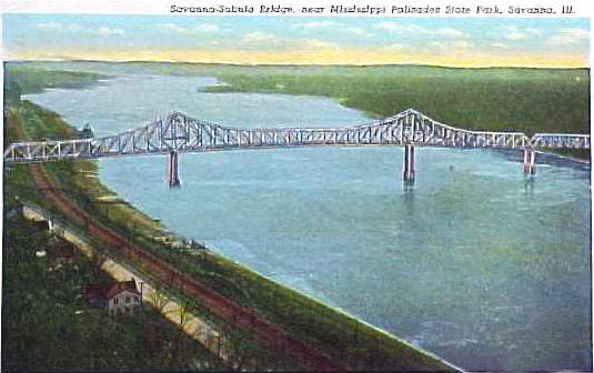 Savanna-Sabula Bridge - 1942